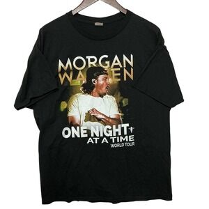 Morgan Wallen One Night At A Time World Tour T Shirt Black Hanes